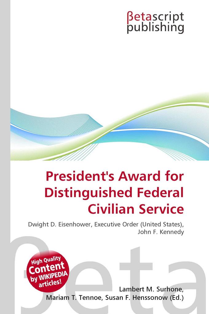 President's Award for Distinguished Federal Civilian Service