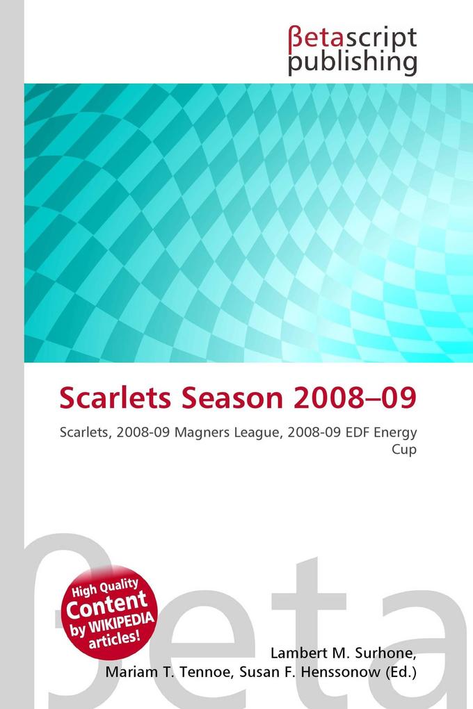 Scarlets Season 2008-09