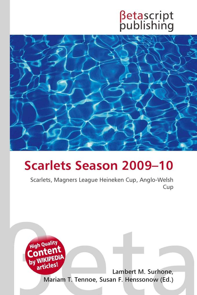 Scarlets Season 2009-10