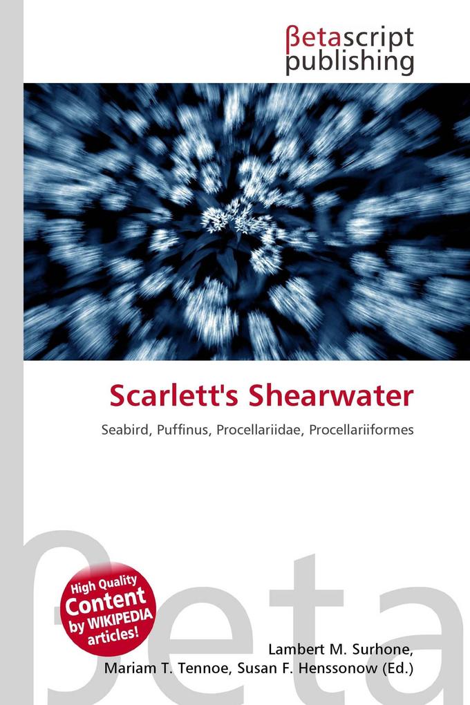 Scarlett's Shearwater