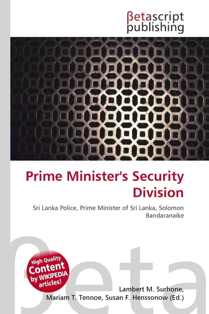 Prime Minister's Security Division