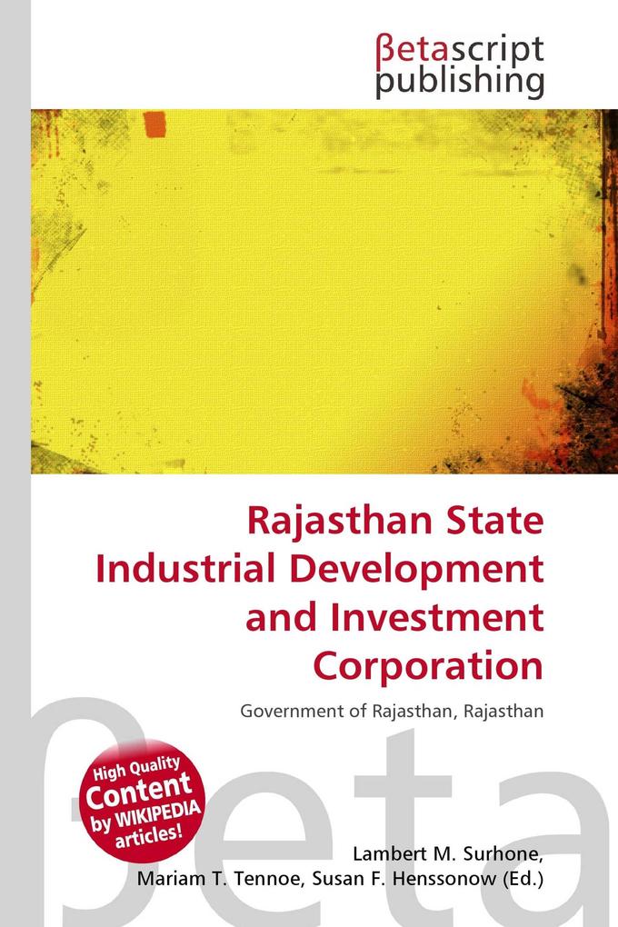 Rajasthan State Industrial Development and Investment Corporation