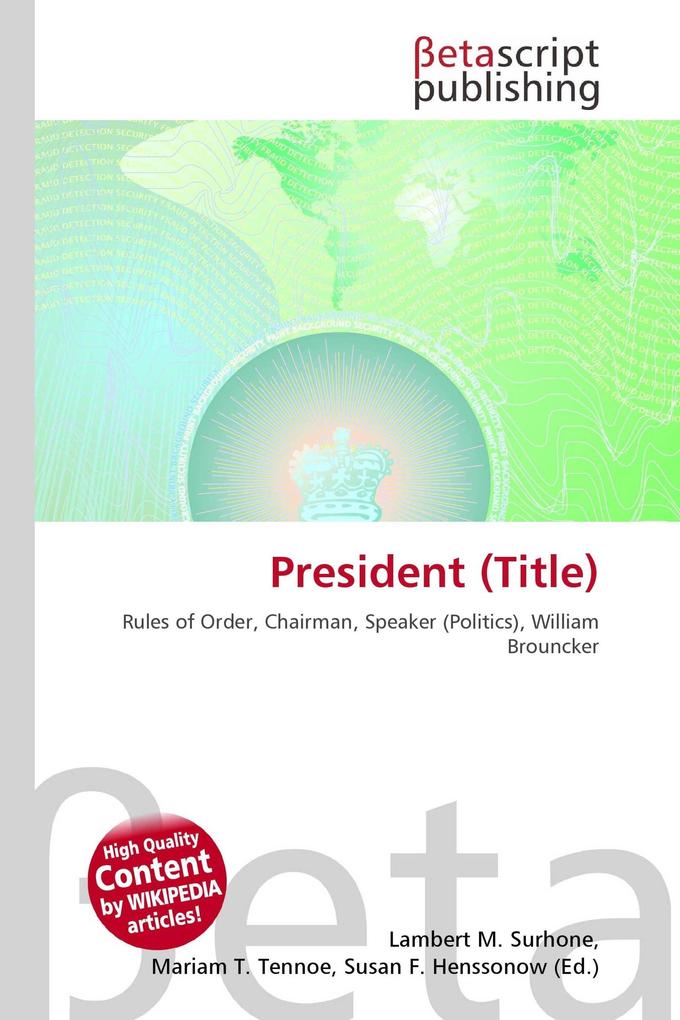 President (Title)