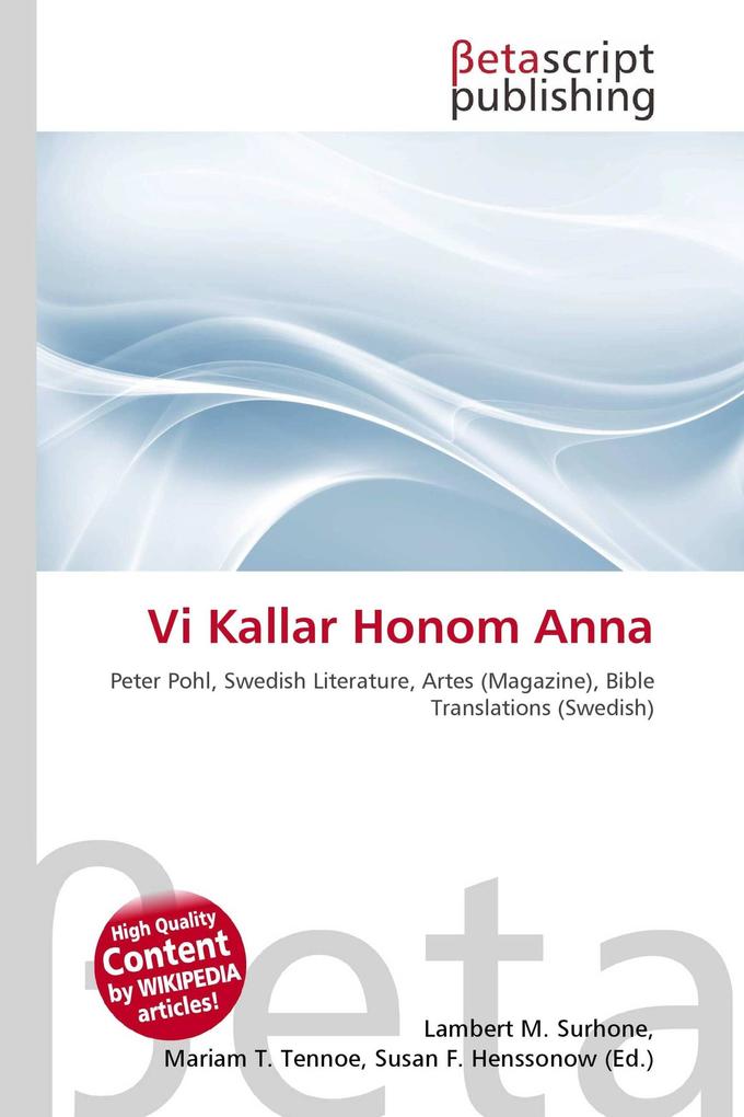 Vi Kallar Honom Anna