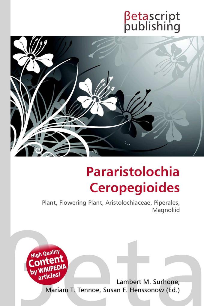 Pararistolochia Ceropegioides