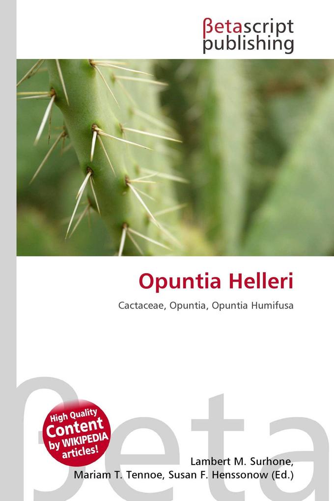 Opuntia Helleri