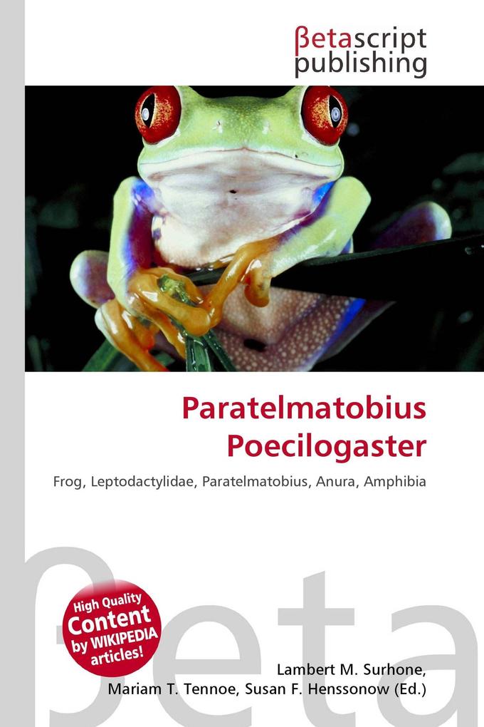 Paratelmatobius Poecilogaster