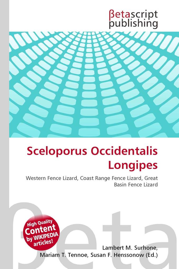 Sceloporus Occidentalis Longipes