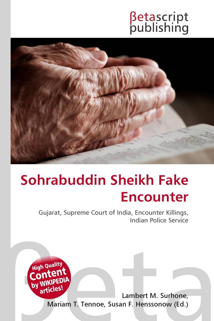 Sohrabuddin Sheikh Fake Encounter