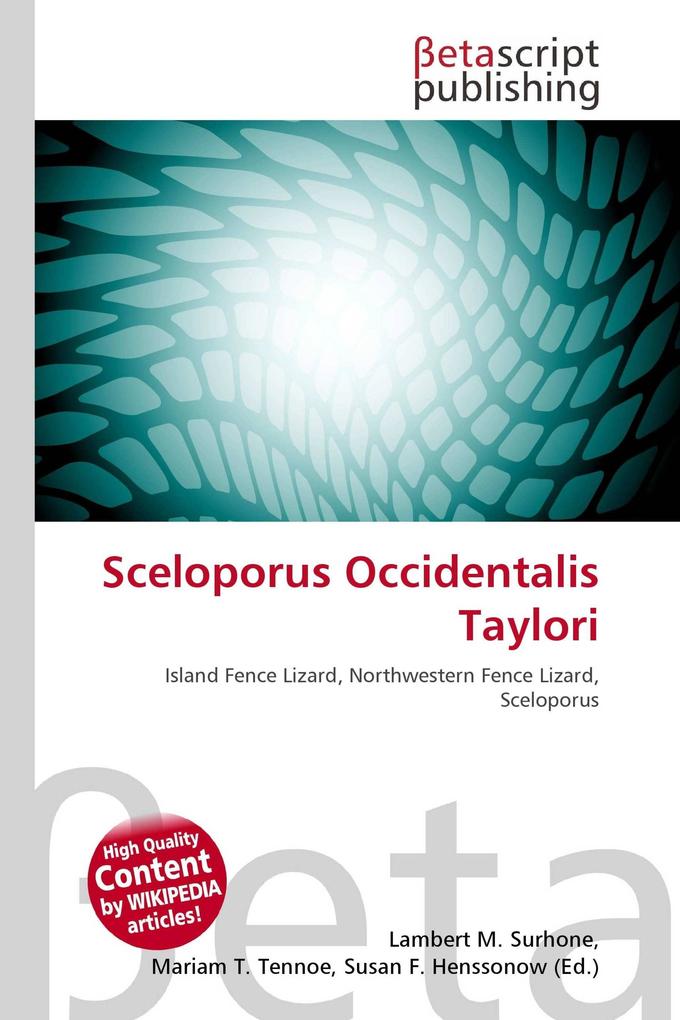 Sceloporus Occidentalis Taylori