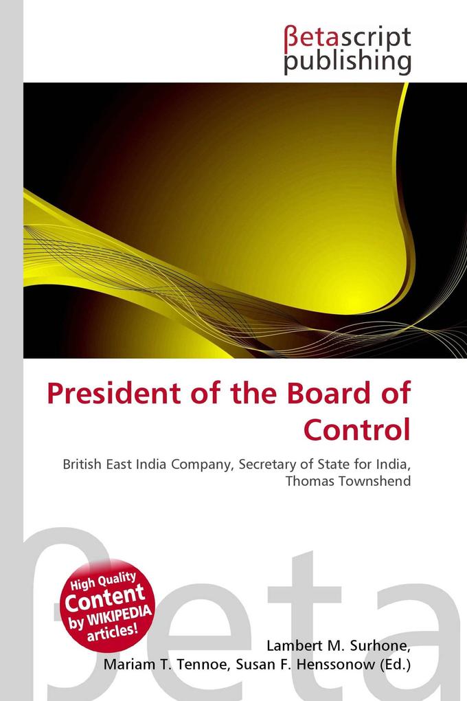 President of the Board of Control