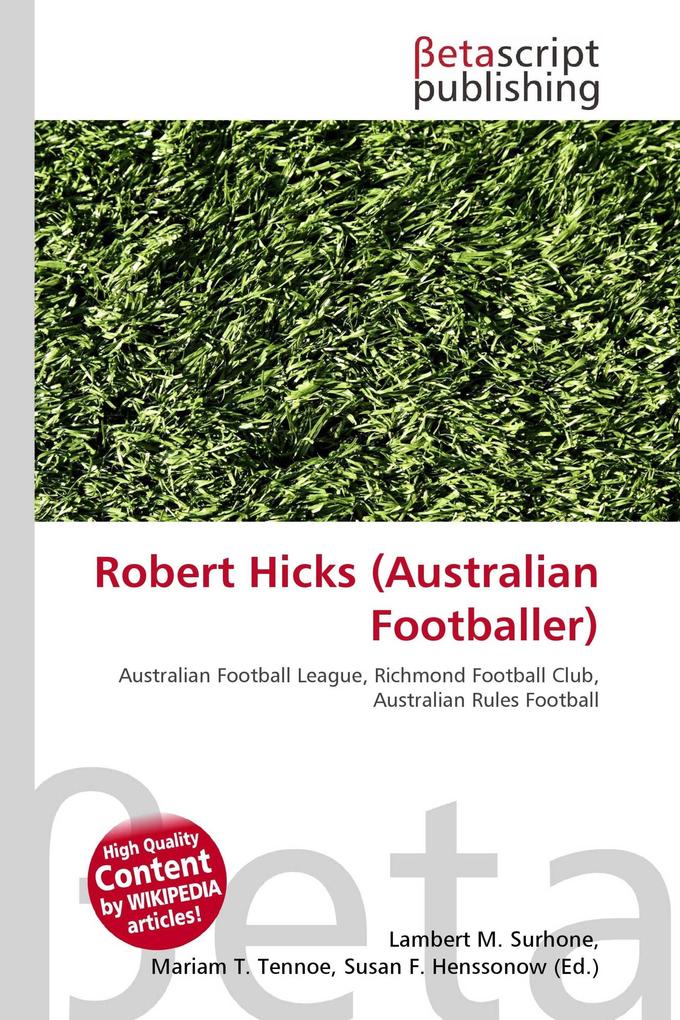 Robert Hicks (Australian Footballer)