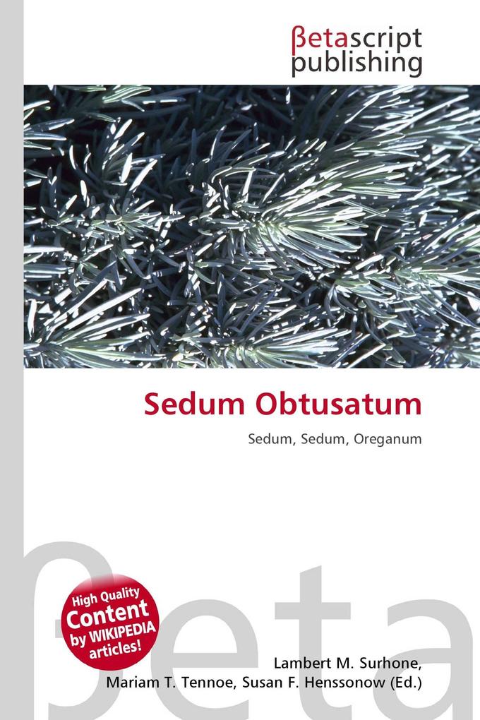 Sedum Obtusatum