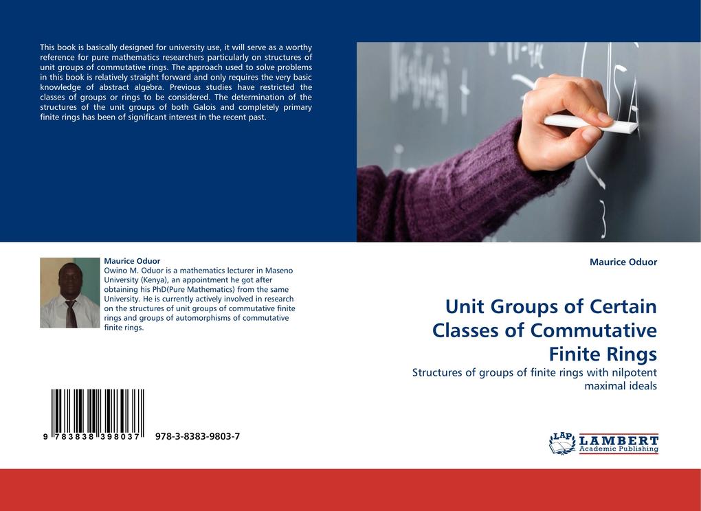 Unit Groups of Certain Classes of Commutative Finite Rings