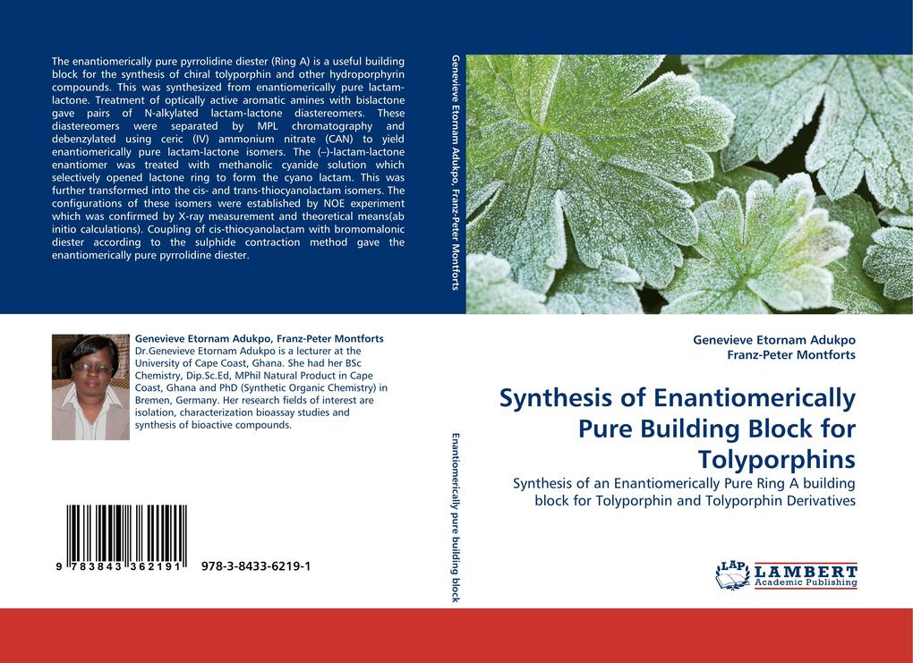 Synthesis of Enantiomerically Pure Building Block for Tolyporphins
