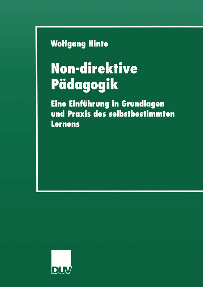 Non-direktive Pädagogik - Wolfgang Hinte
