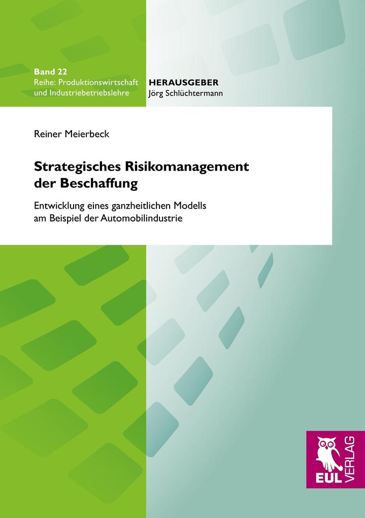 Strategisches Risikomanagement der Beschaffung