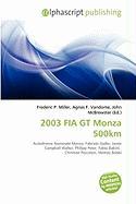 2003 FIA GT Monza 500km