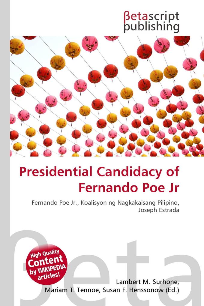 Presidential Candidacy of Fernando Poe Jr