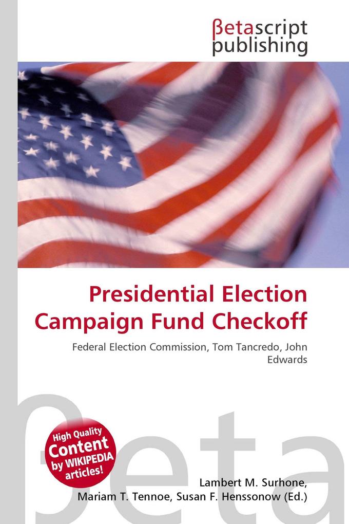 Presidential Election Campaign Fund Checkoff