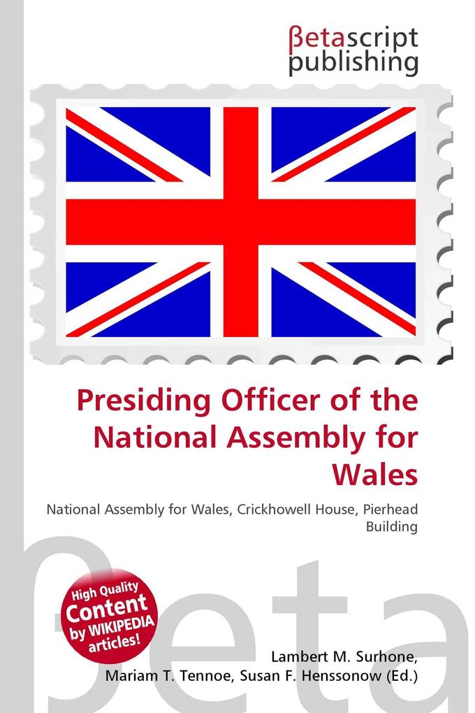 Presiding Officer of the National Assembly for Wales