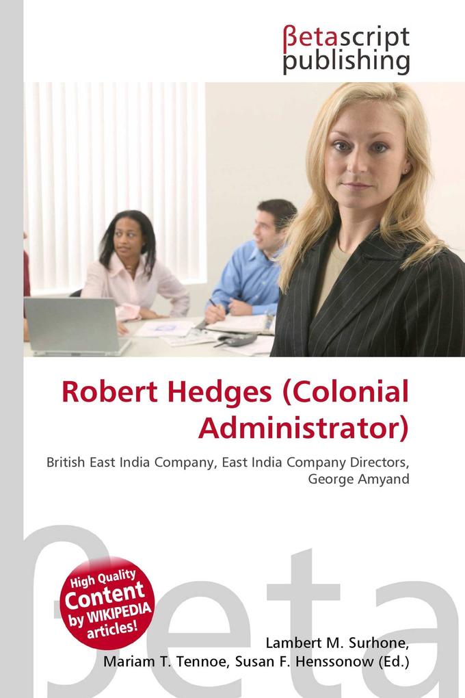 Robert Hedges (Colonial Administrator)