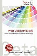Press Check (Printing)