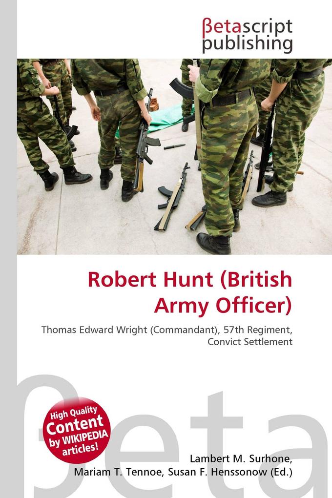 Robert Hunt (British Army Officer)