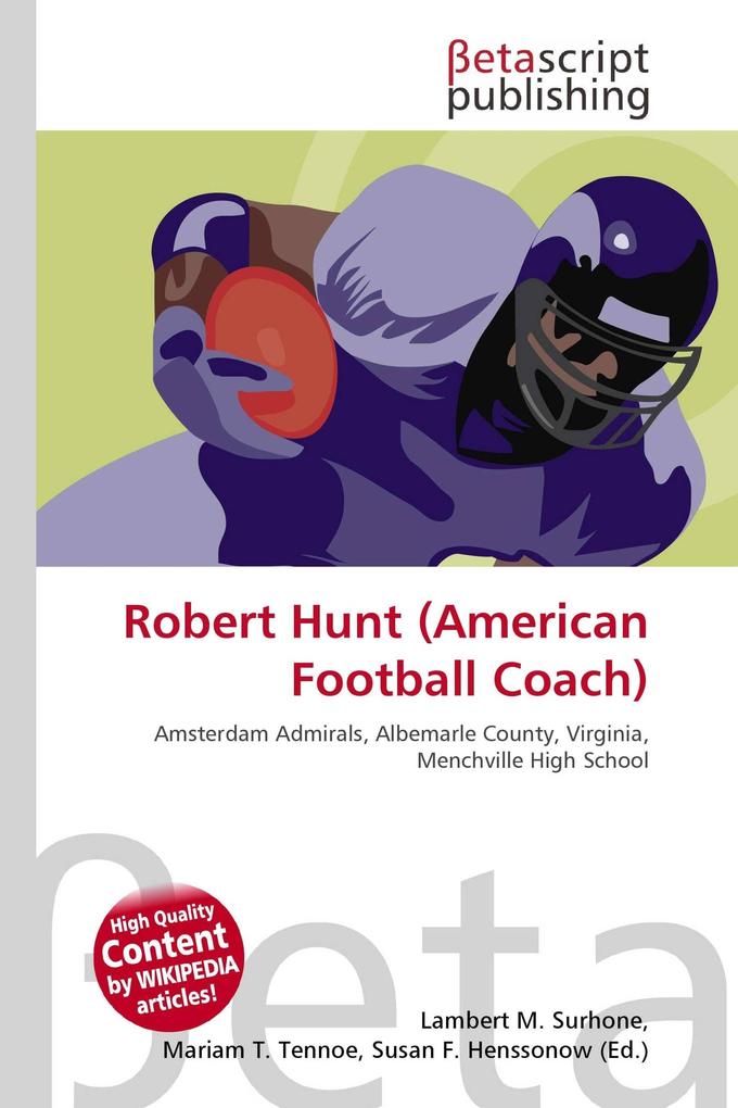 Robert Hunt (American Football Coach)