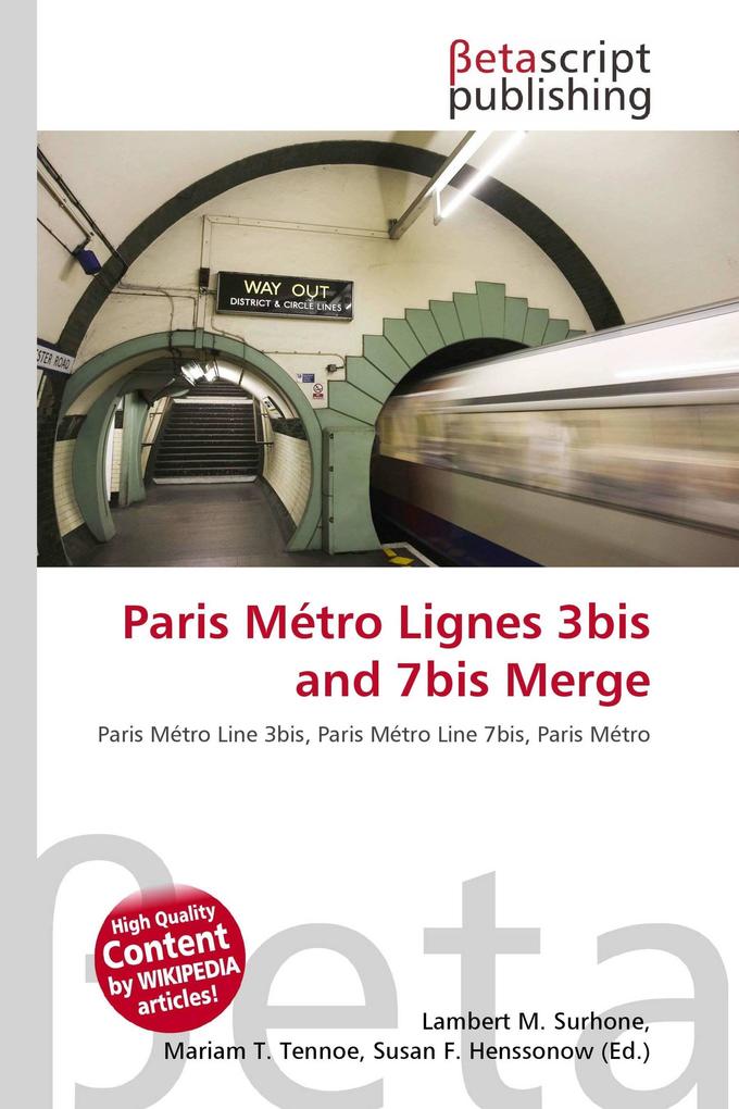 Paris Métro Lignes 3bis and 7bis Merge