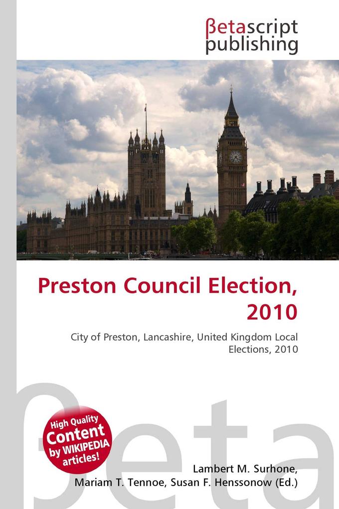 Preston Council Election 2010