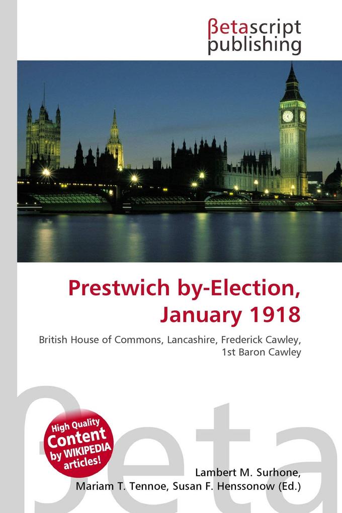 Prestwich by-Election January 1918