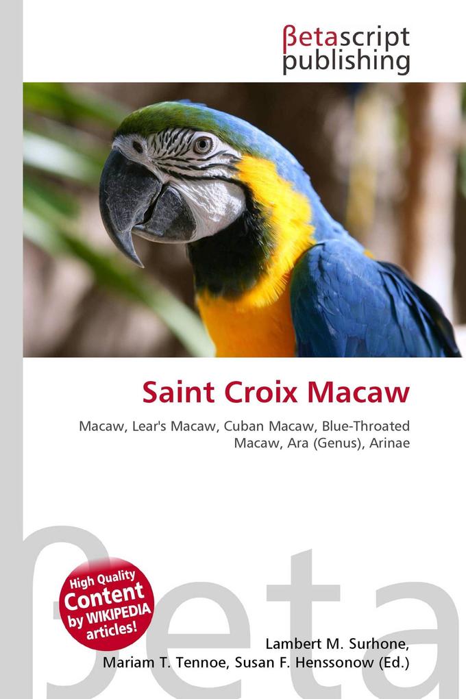 Saint Croix Macaw