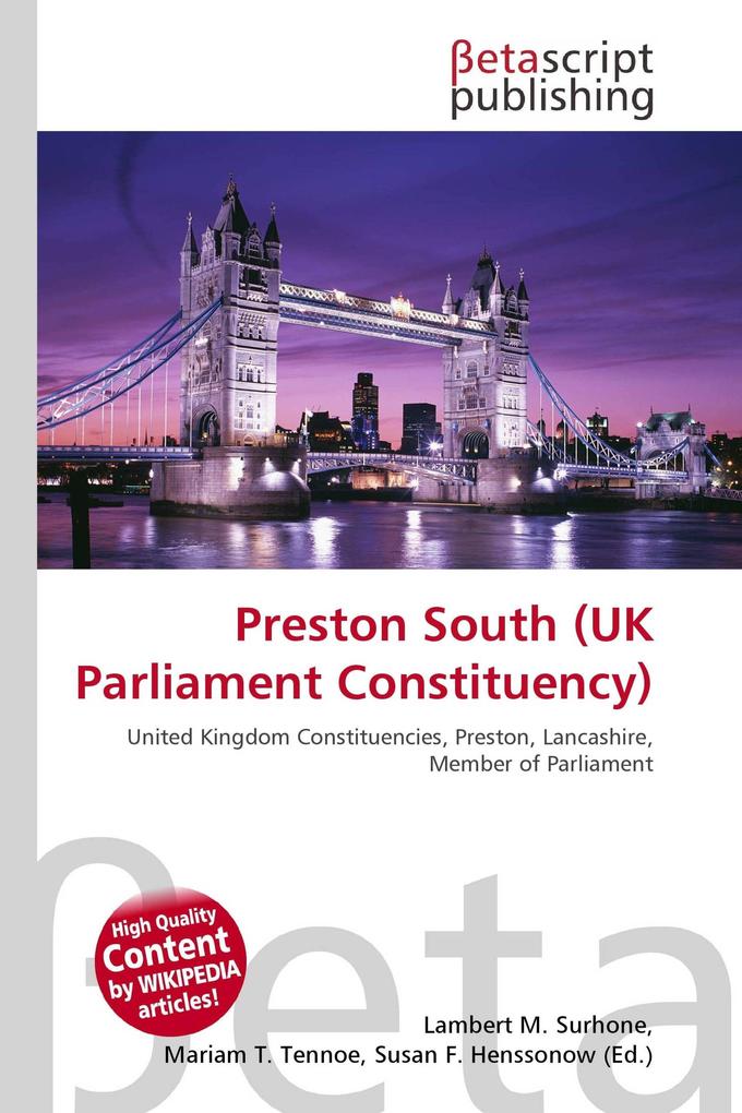 Preston South (UK Parliament Constituency)