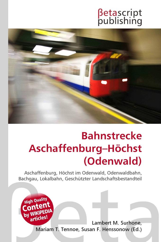 Bahnstrecke Aschaffenburg-Höchst (Odenwald)