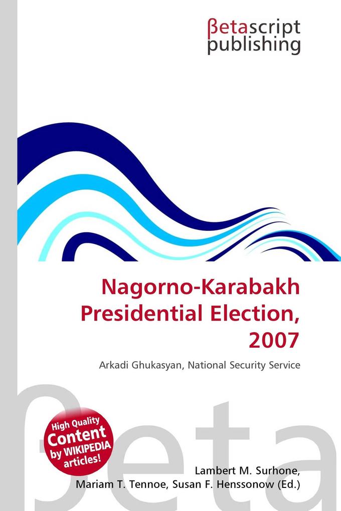 Nagorno-Karabakh Presidential Election 2007