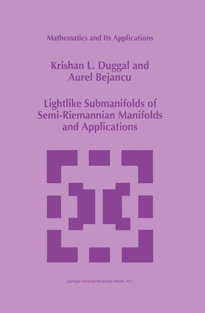 Lightlike Submanifolds of Semi-Riemannian Manifolds and Applications