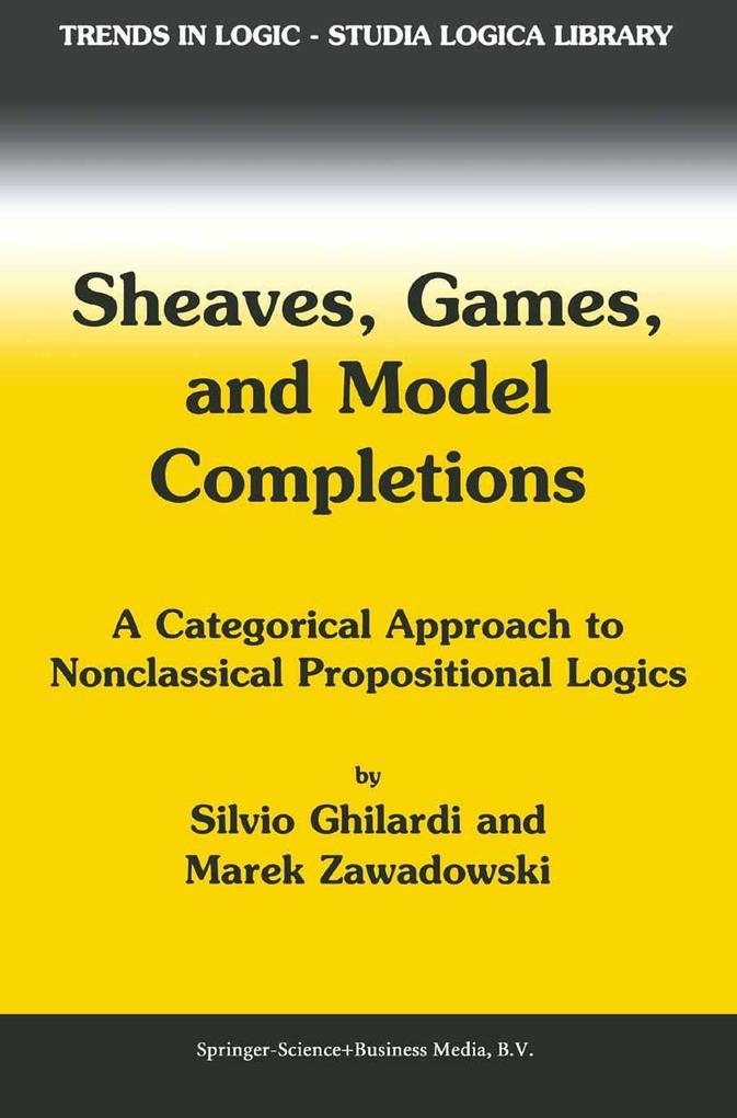 Sheaves Games and Model Completions