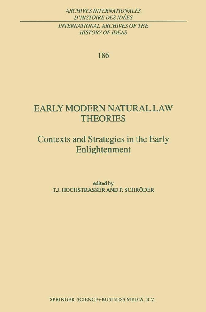 Early Modern Natural Law Theories