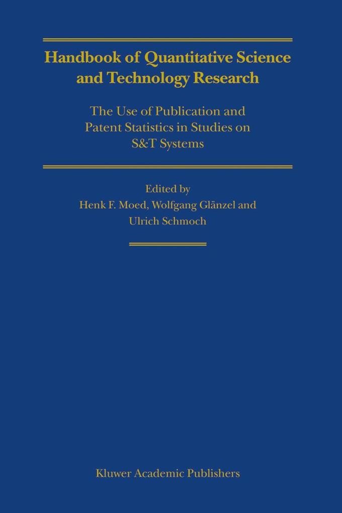 Handbook of Quantitative Science and Technology Research