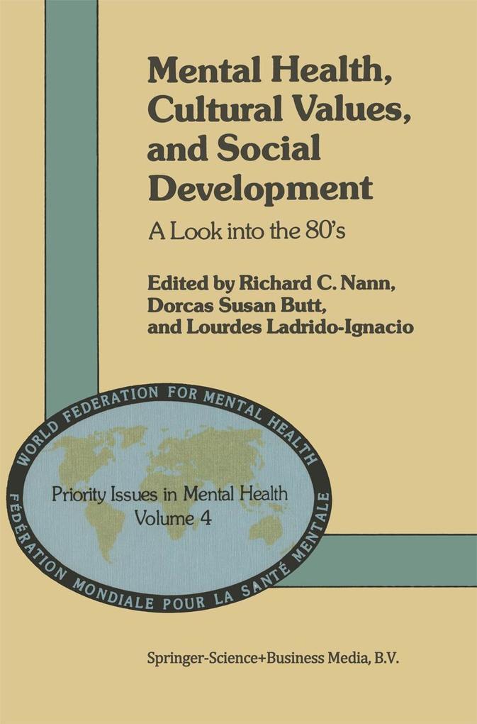 Mental Health Cultural Values and Social Development
