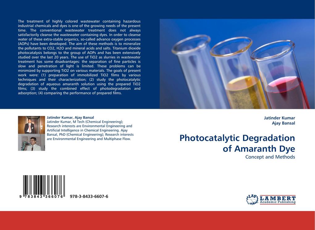 Photocatalytic Degradation of Amaranth Dye