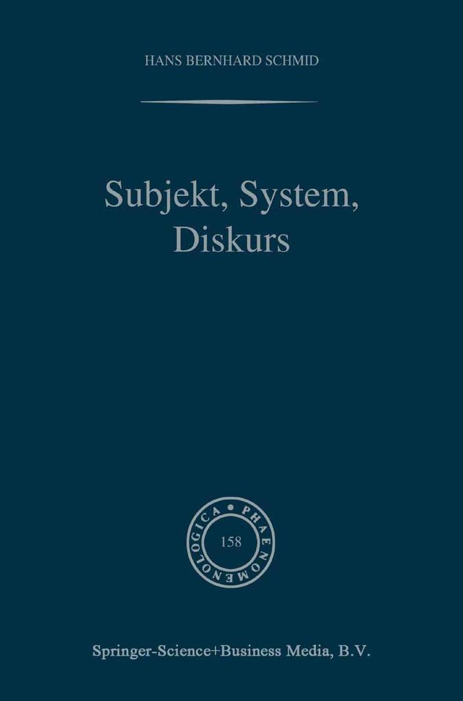 Subjekt System Diskurs