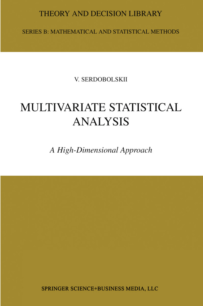 Multivariate Statistical Analysis als Buch von V. I. Serdobolskii - V. I. Serdobolskii