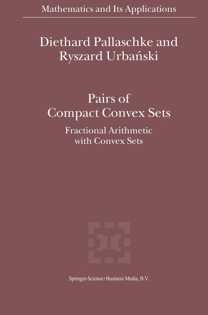 Pairs of Compact Convex Sets