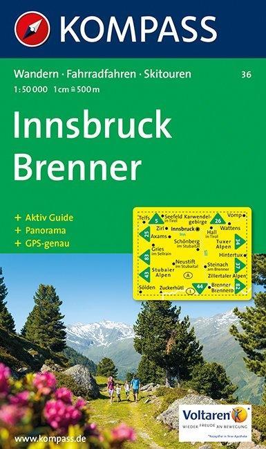 Kompass Karte Innsbruck Brenner