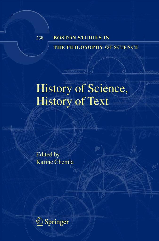 History of Science History of Text