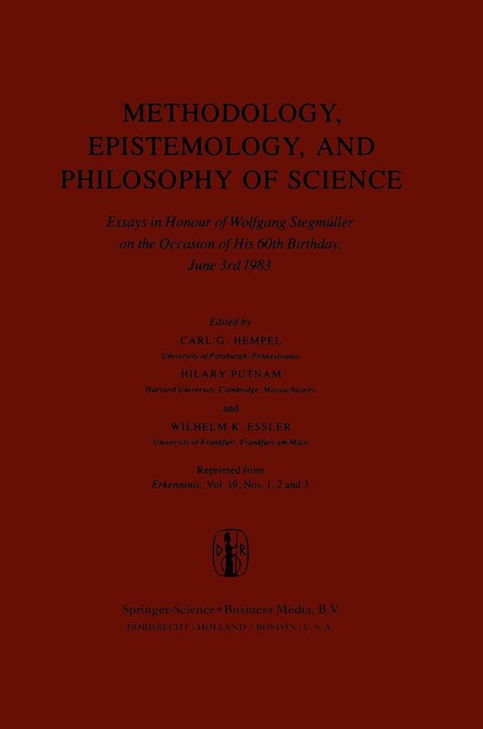 Methodology Epistemology and Philosophy of Science