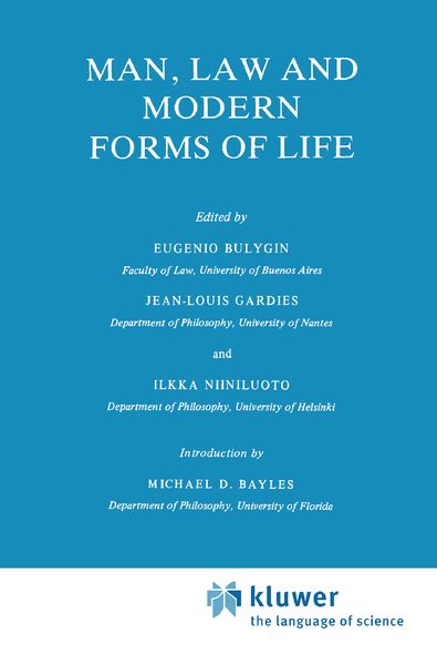 Man Law and Modern Forms of Life