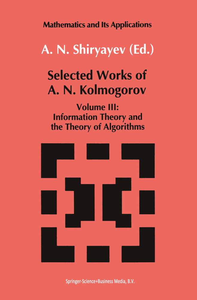 Selected Works III - Andrei N. Kolmogorov